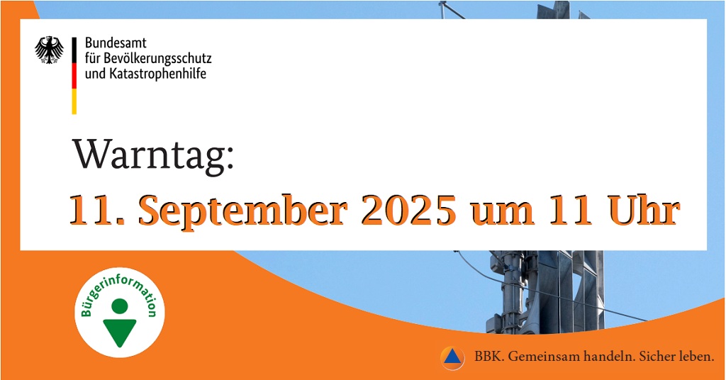 Bundesweiter Warntag 2025