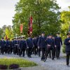 Nach dem Schönwetterbittgang Einzug in die Kirche in Tiefenbach zum Florianiamt